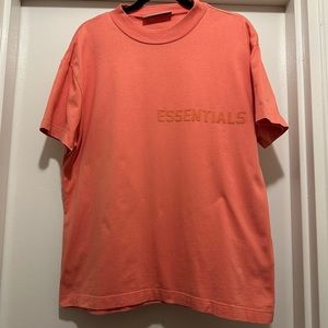 Essentials Fear of God T-Shirt - Coral - Women’s XS